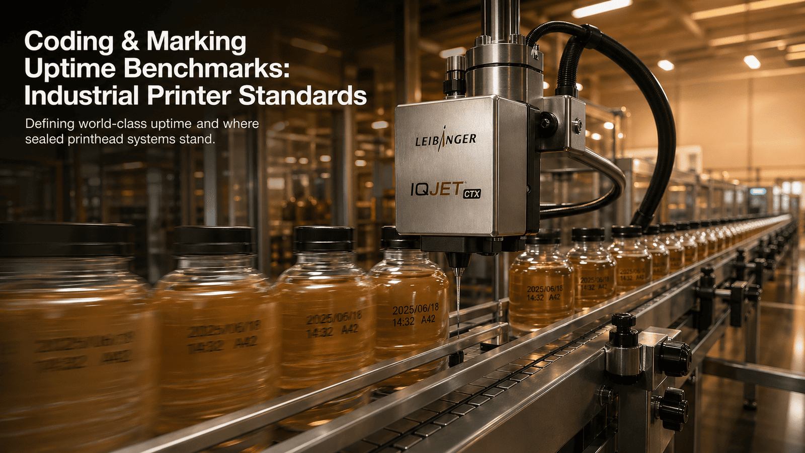 Coding & Marking Uptime Benchmark: Industrial Printer Standards
