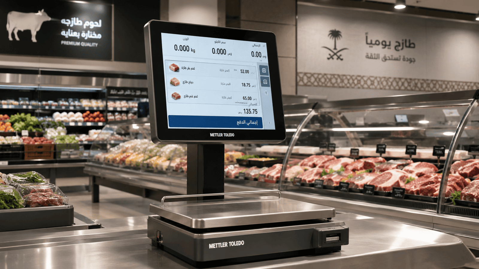 Mettler Toledo retail weighing scales for Saudi Arabia