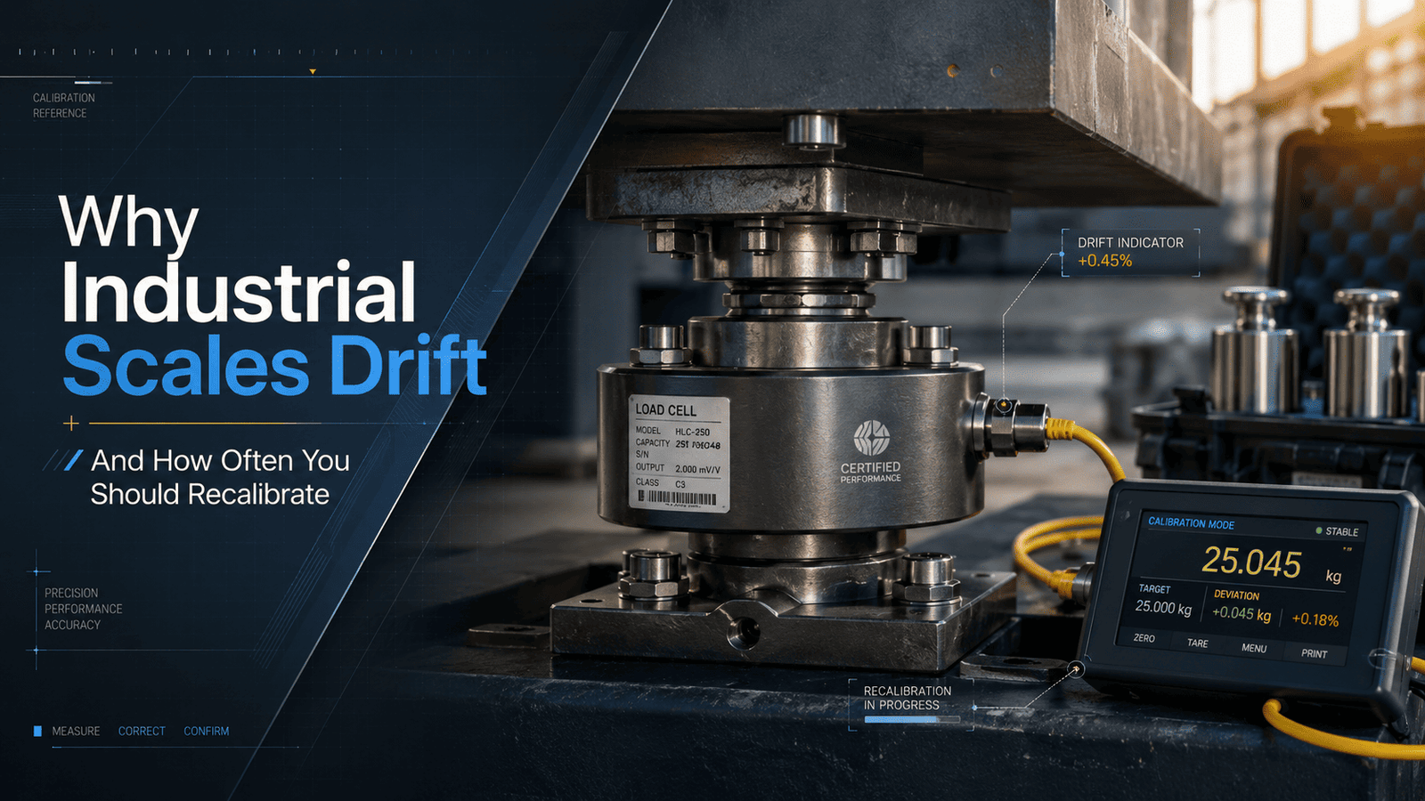 Why Industrial Scales Drift and How Often to Recalibrate