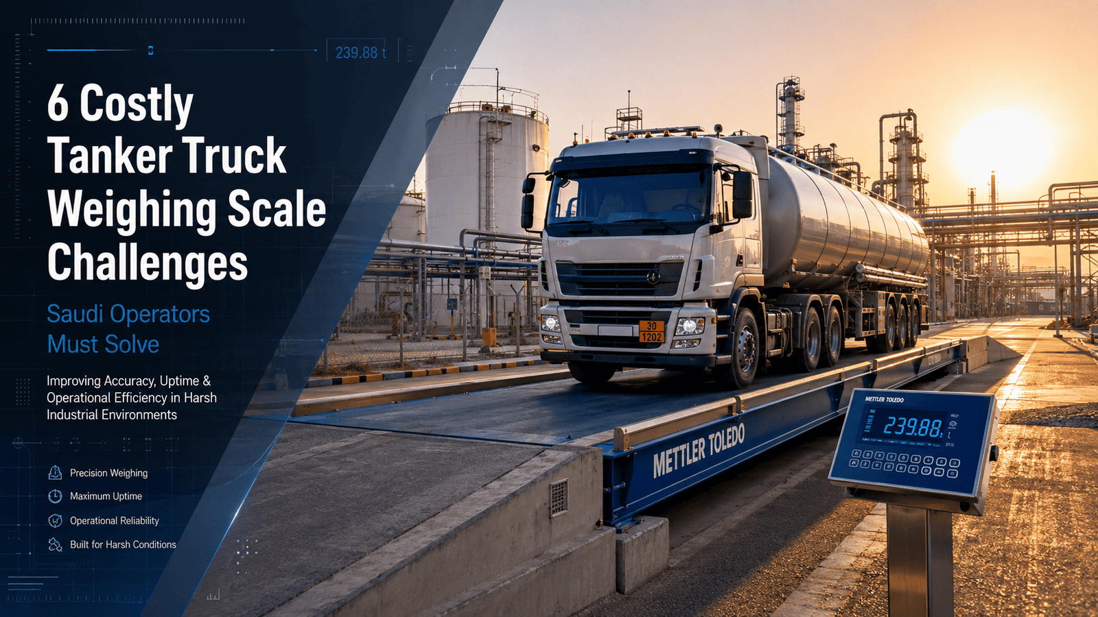 6 Costly Tanker Truck Weighing Scale Challenges Saudi Operators Must Solve